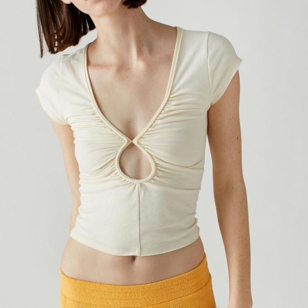 NWT Urban Outfitters Cream Top